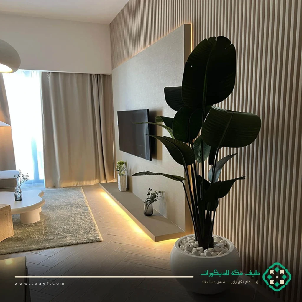 ديكورات خشبية جدارية