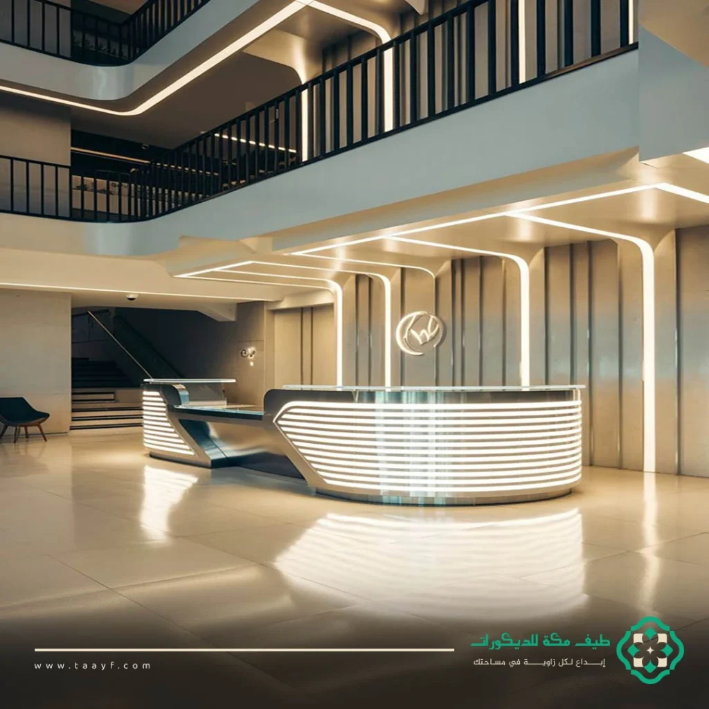 ديكور استقبال بسيط مكة