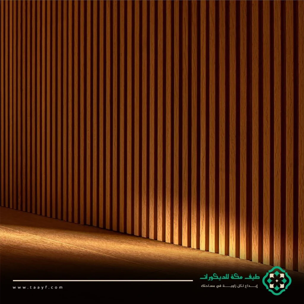 تكسيات جدارية بديل الخشب